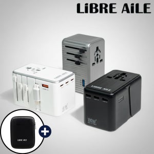 리브엘 여행용 멀티 어댑터 해외 여행 USB 멀티탭 100W 일본 호주 중국 유럽 미국