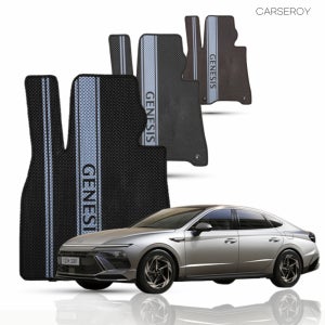 카새로이 현대 소나타DN8 디엣지 확장형 뉴코어 차량 고무 실내 바닥 발 매트 1열