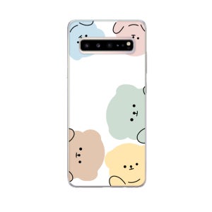 폰 케이스 투명 젤리 다섯곰돌이 둥이곰, 갤럭시S10 5G