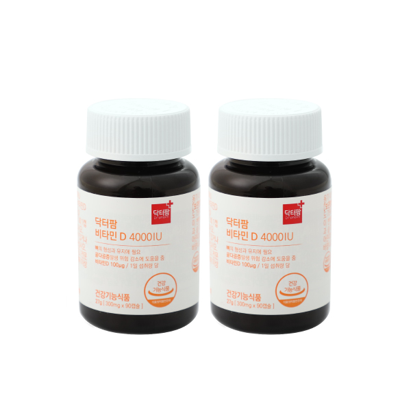 <b>닥터팜 비타민D</b> 4000IU 300mg X 90정 2개