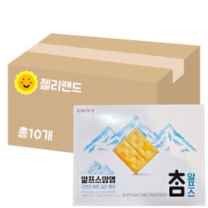크라운 참크래커 알프스 295g X 10개 (1BOX)