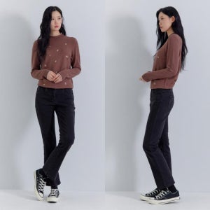 지센 [25FW] 부츠컷 데님팬츠 부츠컷 청바지 LCDPPA23 GR