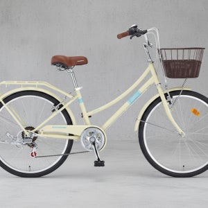 스마트 클로이 24치 여성용 자전거 시티 바구니
