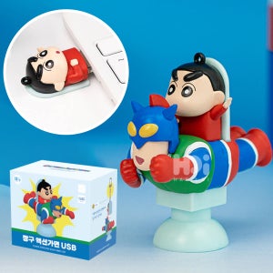 짱구는 못말려 액션가면 128GB 외장하드 귀여운 USB 키링 메모리 이동식 디스크 3.0