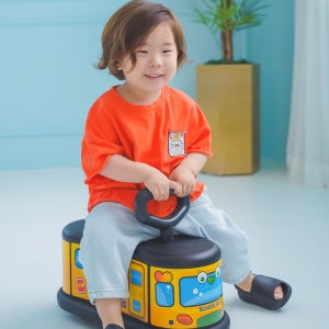 [코레카] 스쿨버스 붕붕카 무소음 어린이 자동차 실내장난감