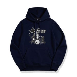 플라바 캣스피릿 기모 후드티 M-4XL 빅사이즈 세미 오버핏