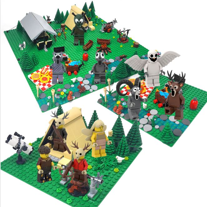 로블록스 99일 <b>나이트</b> 인 <b>더</b> 포레스트 생존맵 베이스 블록 세트 99일밤 레고피규어