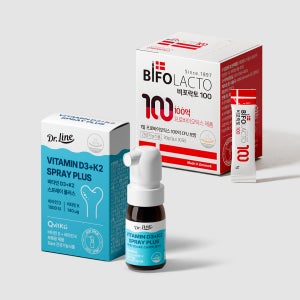 [장면역 SET] 닥터라인 비타민D3+K2 플러스+비포락토 이지멜트 100