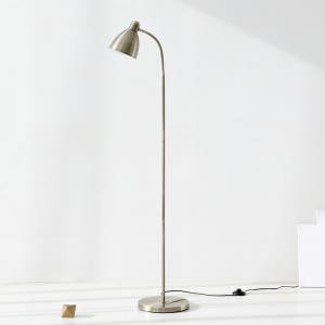 RUSTA 건메탈 장스탠드 거실조명 간접조명 무드등 플로어스탠드 마켓비 E26