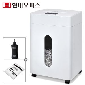 현대오피스 저소음 문서세단기 15매 25L PK-1005CD 자동절전 파쇄기