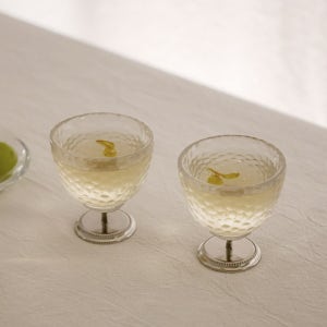 빈티지 루체 스틸 고블렛 소주잔 위스키잔 막걸리잔