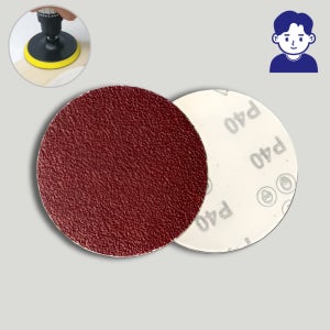 원형샌딩페이퍼 원형사포 전용드릴사포 광택 빼빠 샌딩기 76mm 40방 10개입
