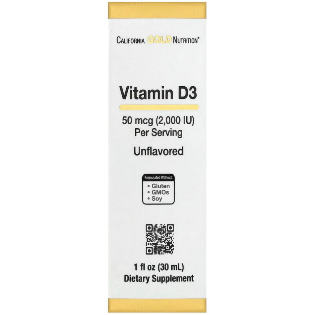 캘리포니아골드뉴트리션 액상 <b>비타민D3</b> <b>2000IU</b> 무맛 30ml