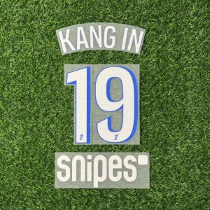 [오피셜] 25-26 PSG 서드 KANG IN 이강인 19 리게앙용 마킹 네임세트