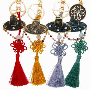 갓키링 국립중앙박물관 굿즈 전통매듭 태슬 한국전통 갓 키링 도인온 국중박굿즈