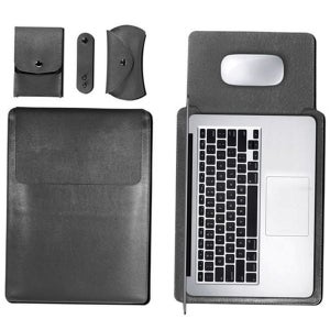 휴대용 노트북 파우치 세트 슬리브 가죽 노트북 파우치 15.6형 15형