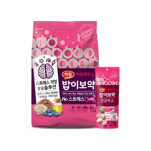 밥이보약 고양이 사료 (3.4kg) + 건강무스 (40g x 3ea) (NO스트레스)