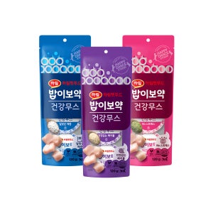 밥이보약 고양이 습식간식 건강무스 헤어볼 + NO스트레스 + 체중 (40g x 9ea) 캣무스