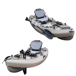 접이식 카약 보트 낚시배 카누 경량 선박 몽땅 그레이