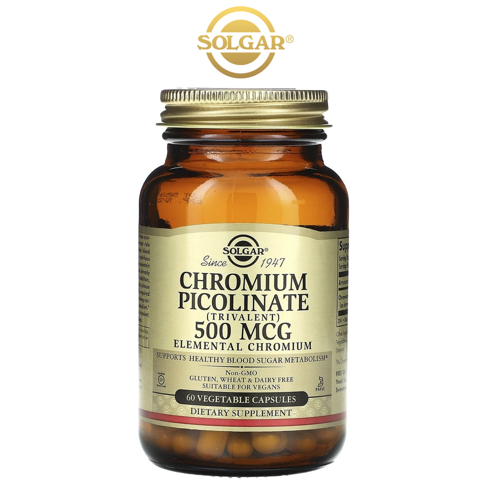 <b>크로뮴 피콜리네이트 500mcg</b> 60베지캡슐 솔가