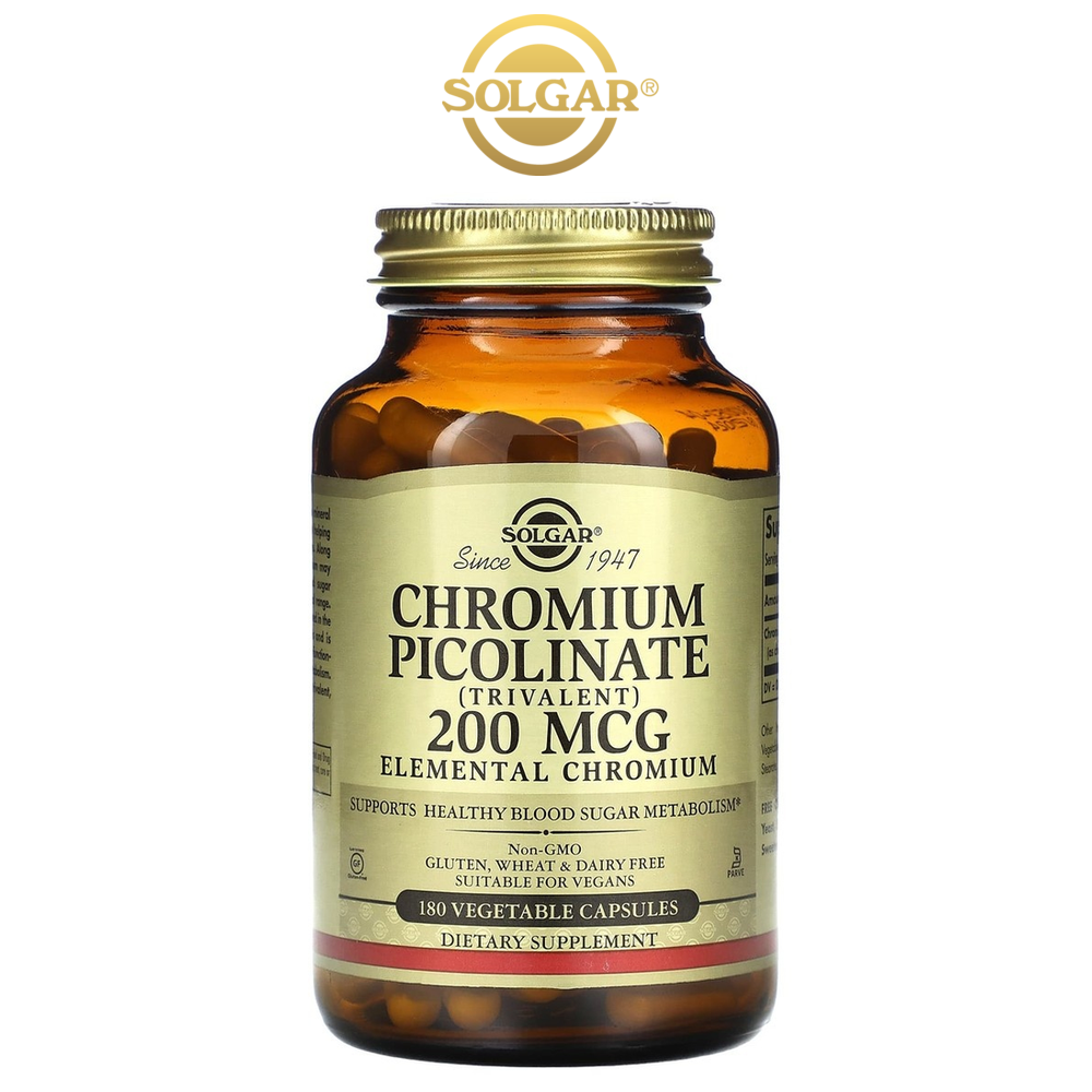 <b>크로뮴 피콜리네이트 200mcg</b> 180베지캡슐 솔가