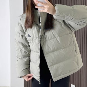 아디다스 헬리오닉 릴렉스 여성 경량 패딩 점퍼 자켓 실버 그레이 KH3975