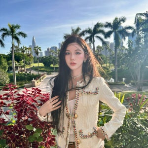 [국내배송] 셀러브리티 화이트 트위드자켓 S