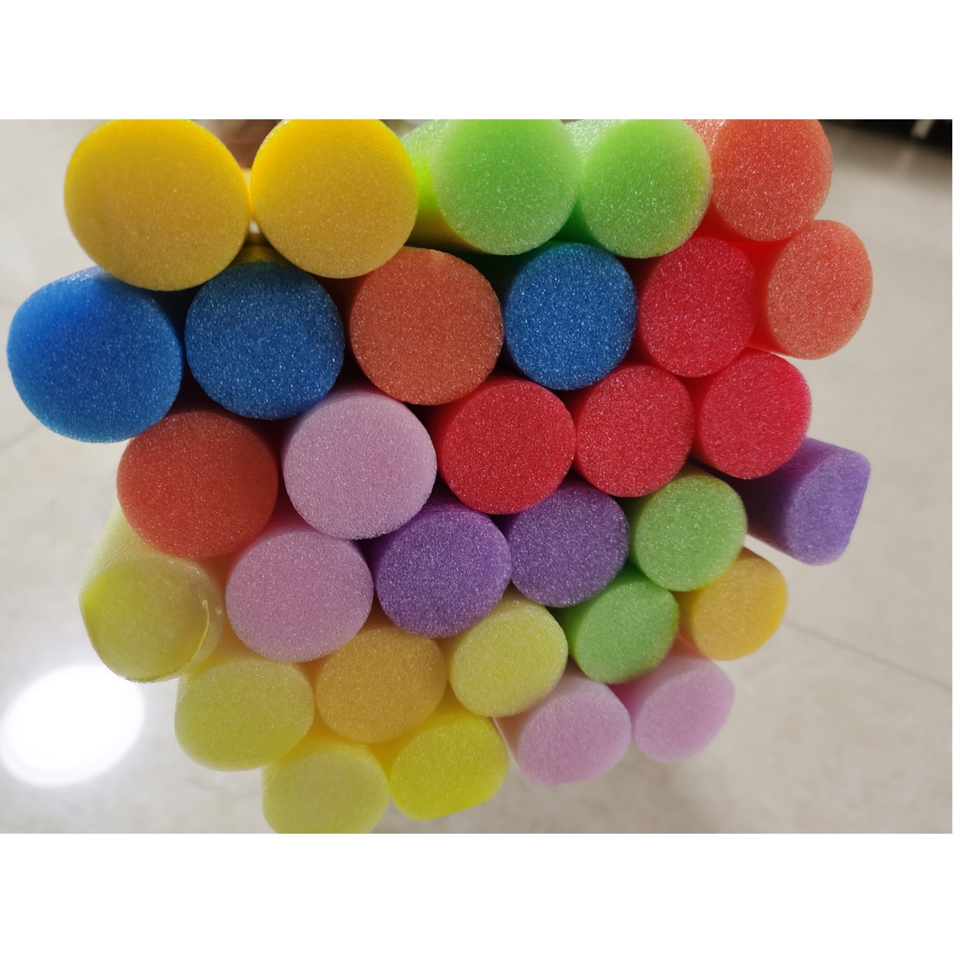 롱 아쿠아봉 스틱 스펀지봉 스티로폼누들 막대 부력 컬러