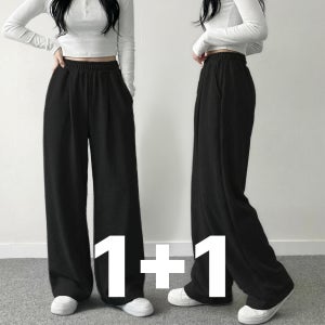 남녀공용 트레이닝 바지 와이드 팬츠 츄리닝 트레이닝복