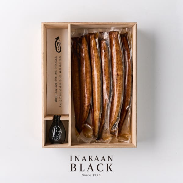 [공식] 100년 전통 이나카안 블랙 민물장어구이 750g, 1개
