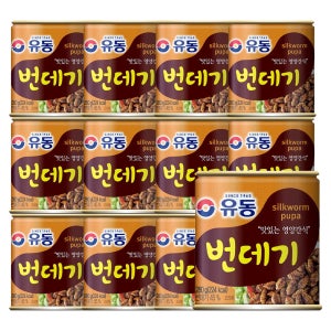 유동 번데기 통조림 280g, 12개