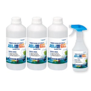 [세니몰전용] 세니올 플러스 뿌리는 살균 소독제 1L 3개+ 450mL 1개