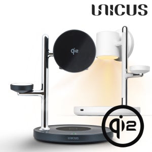 우니쿠스 4in1 Qi2 맥세이프 충전기 고속 무선충전 거치대 UMG15L 애플 갤럭시