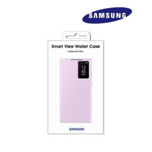 삼성전자 갤럭시 S23 울트라 스마트 뷰 월렛 카드 수납 케이스 라벤더 EF-ZS918/S