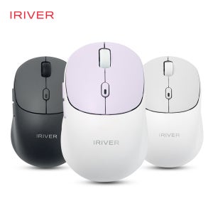 아이리버 항균처리 듀얼모드 멀티페어링 인비저블 블루투스 무소음 무선 마우스 MVM3 화이트