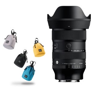 (정품등록상품권) 시그마 A 17-40mm F1.8 DC 크롭 소니 E + 렌즈 파우치