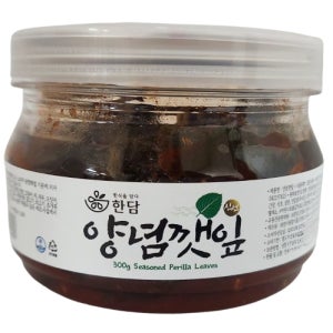 양념깻잎 장아찌 300g 한담