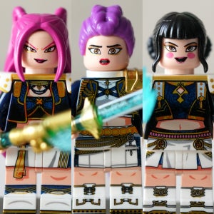 헌트릭스 케데헌 무대의상 버전 set2 커스텀 브릭 레고호환미니피규어 조이 루미 미라