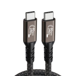 YT-USB4 USB4 C타입 240W 40Gbps 8K 고속충전 케이블 1.5m, 1개