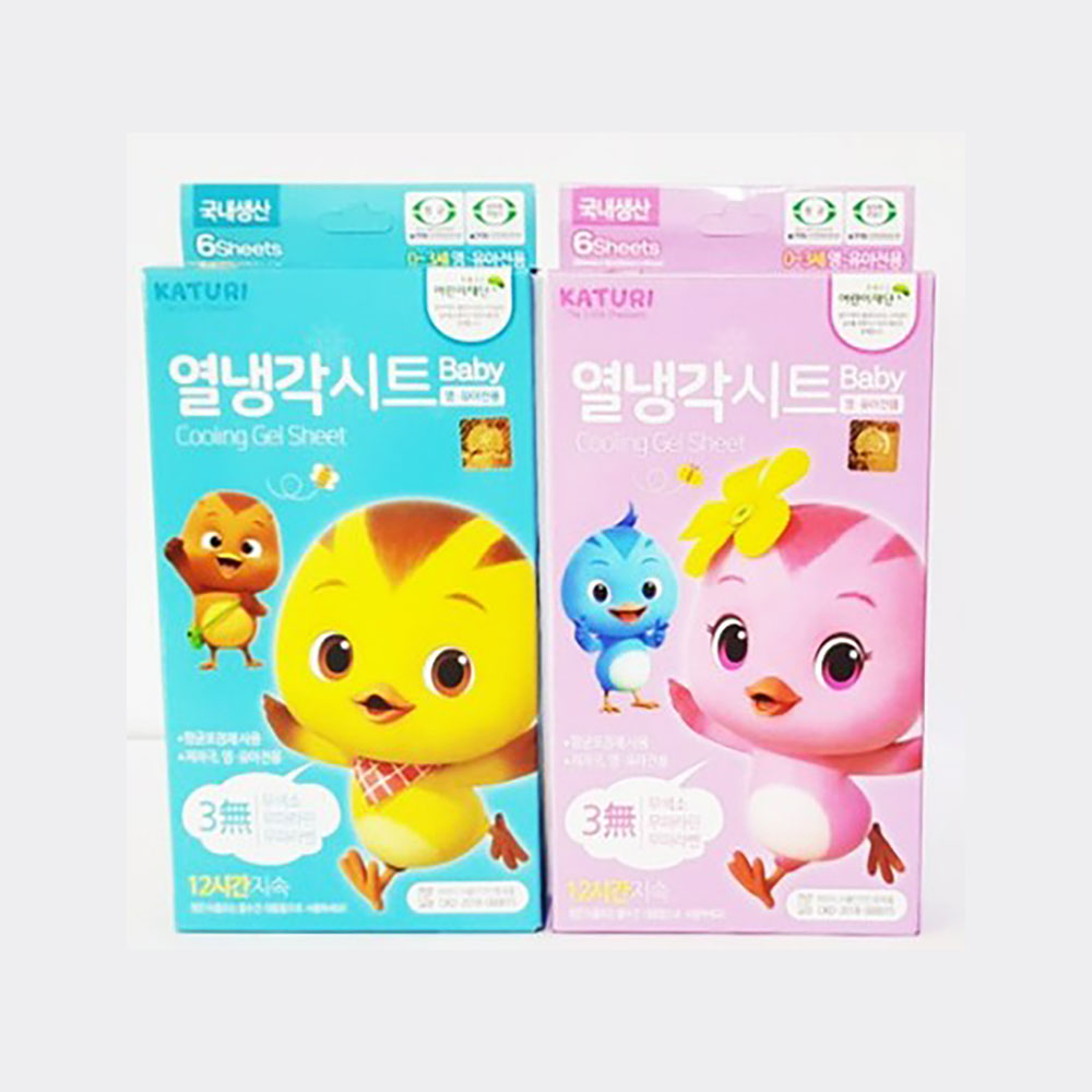 엄마까투리 열냉각시트(영,유아전용/색상랜덤) 6매