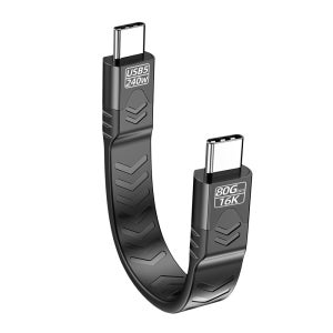 USB4 2.0 케이블 80Gpbs 240W 고속 충전 16K YT-U4V2-013B