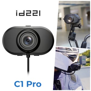 ID221 C1 PRO 블랙박스 오토바이 자전거 스쿠터 방수 헬멧 블박 캠 카메라