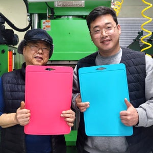 미보랩 백금촉매 국산 플래티넘 실리콘도마 L 호르몬걱정없는 논슬립 무향 이유식 위생도마