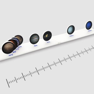 태양계 거리 비교 모형 만들기 (4인용) / 태양계 가족 구성원 실험키트