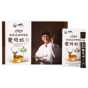 김오곤 녹용산삼배양근 활력진 골드스틱 15g x 30포 1개월분