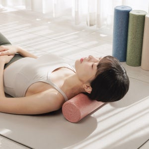 멜킨 폼롤러 EPP 30cm 미니 필라테스 스트레칭 얇은 하드 마사지 종아리 요가 홈트