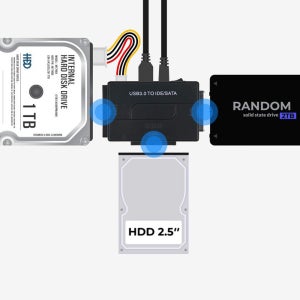 USB3.0 to SATA3 젠더 IDE HDD변환 컨버터 USB외장하드연결 ABF497