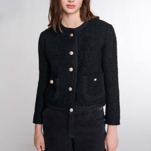 마쥬 블랙트위드자켓 124vibleed