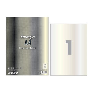 폼텍 레이저 반투명 라벨지 10매