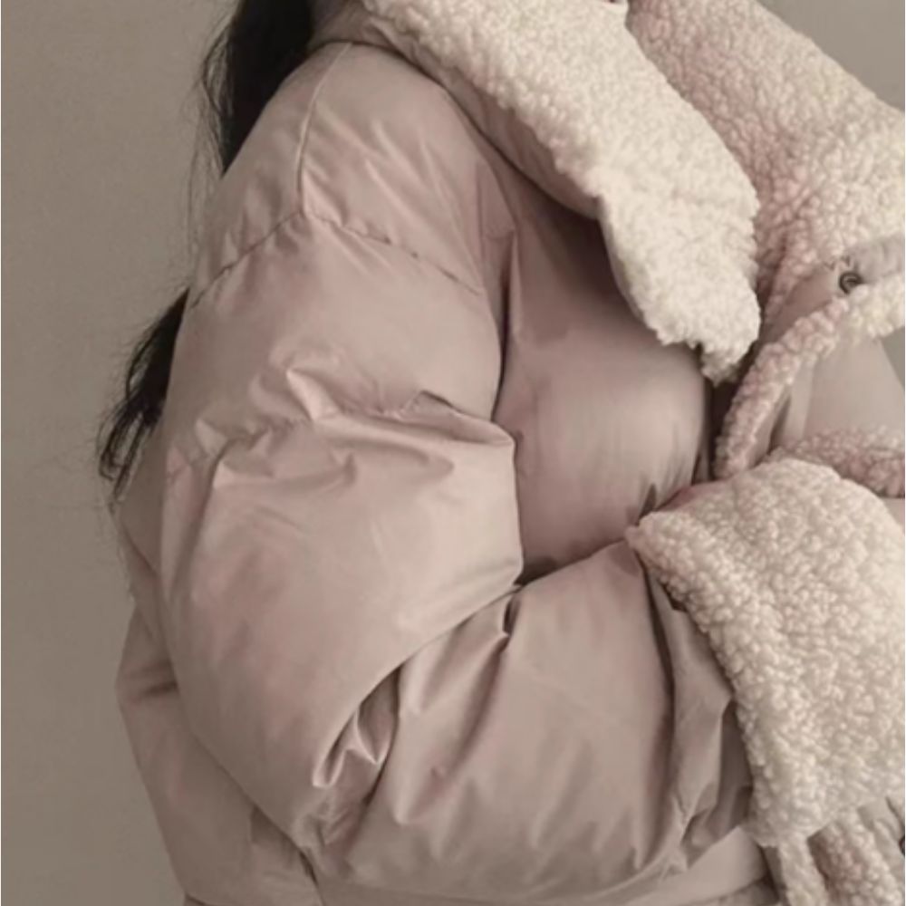 토토스토어21 리버시블 양면 뽀글이 후리스 숏패딩 패딩점퍼